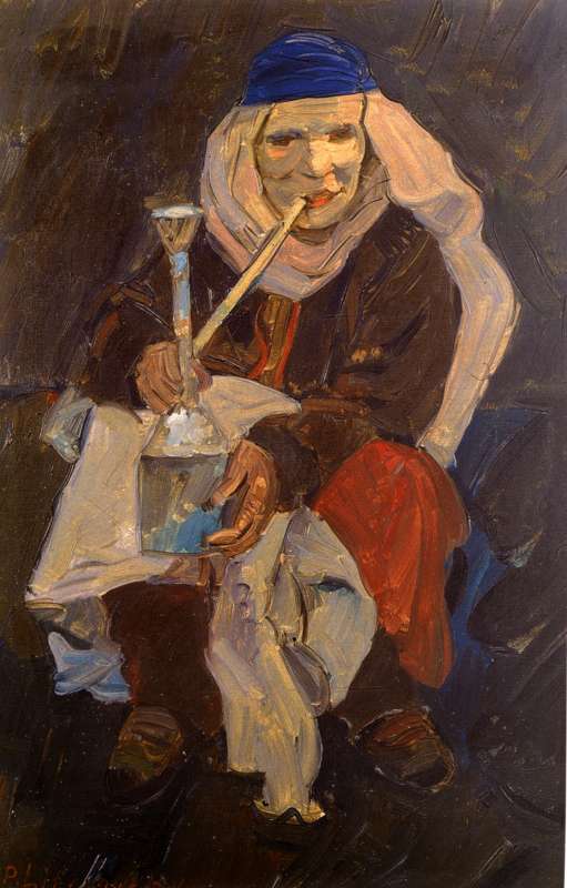 Arab with Nargila